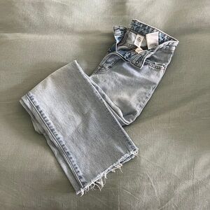 H&M denim jeans. Straight cut. Size 25, fits like 24.